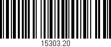 Código de barras (EAN, GTIN, SKU, ISBN): '15303.20'