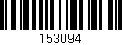 Código de barras (EAN, GTIN, SKU, ISBN): '153094'