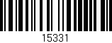 Código de barras (EAN, GTIN, SKU, ISBN): '15331'