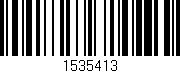 Código de barras (EAN, GTIN, SKU, ISBN): '1535413'