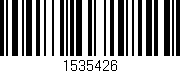Código de barras (EAN, GTIN, SKU, ISBN): '1535426'