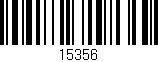 Código de barras (EAN, GTIN, SKU, ISBN): '15356'