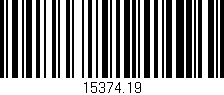 Código de barras (EAN, GTIN, SKU, ISBN): '15374.19'