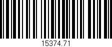 Código de barras (EAN, GTIN, SKU, ISBN): '15374.71'