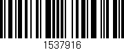 Código de barras (EAN, GTIN, SKU, ISBN): '1537916'