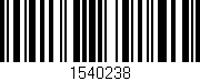 Código de barras (EAN, GTIN, SKU, ISBN): '1540238'