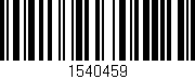 Código de barras (EAN, GTIN, SKU, ISBN): '1540459'
