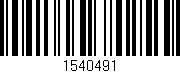 Código de barras (EAN, GTIN, SKU, ISBN): '1540491'