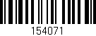 Código de barras (EAN, GTIN, SKU, ISBN): '154071'