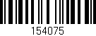Código de barras (EAN, GTIN, SKU, ISBN): '154075'