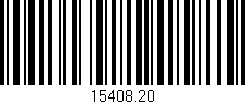 Código de barras (EAN, GTIN, SKU, ISBN): '15408.20'