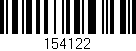 Código de barras (EAN, GTIN, SKU, ISBN): '154122'