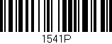 Código de barras (EAN, GTIN, SKU, ISBN): '1541P'