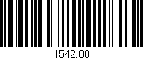 Código de barras (EAN, GTIN, SKU, ISBN): '1542.00'