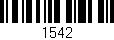 Código de barras (EAN, GTIN, SKU, ISBN): '1542'
