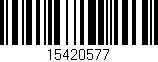 Código de barras (EAN, GTIN, SKU, ISBN): '15420577'