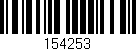 Código de barras (EAN, GTIN, SKU, ISBN): '154253'