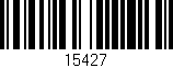 Código de barras (EAN, GTIN, SKU, ISBN): '15427'