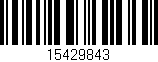 Código de barras (EAN, GTIN, SKU, ISBN): '15429843'