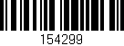 Código de barras (EAN, GTIN, SKU, ISBN): '154299'