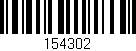 Código de barras (EAN, GTIN, SKU, ISBN): '154302'