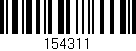 Código de barras (EAN, GTIN, SKU, ISBN): '154311'