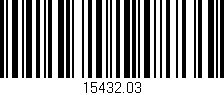 Código de barras (EAN, GTIN, SKU, ISBN): '15432.03'