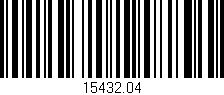 Código de barras (EAN, GTIN, SKU, ISBN): '15432.04'