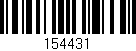 Código de barras (EAN, GTIN, SKU, ISBN): '154431'