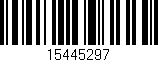 Código de barras (EAN, GTIN, SKU, ISBN): '15445297'