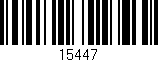 Código de barras (EAN, GTIN, SKU, ISBN): '15447'