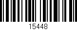Código de barras (EAN, GTIN, SKU, ISBN): '15448'