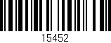 Código de barras (EAN, GTIN, SKU, ISBN): '15452'