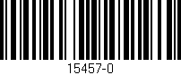 Código de barras (EAN, GTIN, SKU, ISBN): '15457-0'