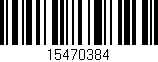 Código de barras (EAN, GTIN, SKU, ISBN): '15470384'
