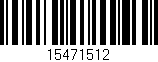 Código de barras (EAN, GTIN, SKU, ISBN): '15471512'