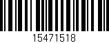 Código de barras (EAN, GTIN, SKU, ISBN): '15471518'