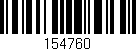 Código de barras (EAN, GTIN, SKU, ISBN): '154760'