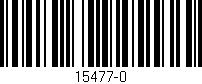 Código de barras (EAN, GTIN, SKU, ISBN): '15477-0'