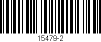 Código de barras (EAN, GTIN, SKU, ISBN): '15479-2'