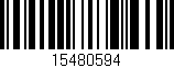 Código de barras (EAN, GTIN, SKU, ISBN): '15480594'