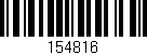 Código de barras (EAN, GTIN, SKU, ISBN): '154816'