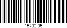 Código de barras (EAN, GTIN, SKU, ISBN): '15482.05'
