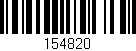 Código de barras (EAN, GTIN, SKU, ISBN): '154820'