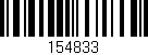 Código de barras (EAN, GTIN, SKU, ISBN): '154833'