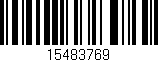 Código de barras (EAN, GTIN, SKU, ISBN): '15483769'