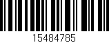 Código de barras (EAN, GTIN, SKU, ISBN): '15484785'