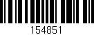 Código de barras (EAN, GTIN, SKU, ISBN): '154851'