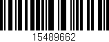 Código de barras (EAN, GTIN, SKU, ISBN): '15489662'
