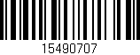 Código de barras (EAN, GTIN, SKU, ISBN): '15490707'